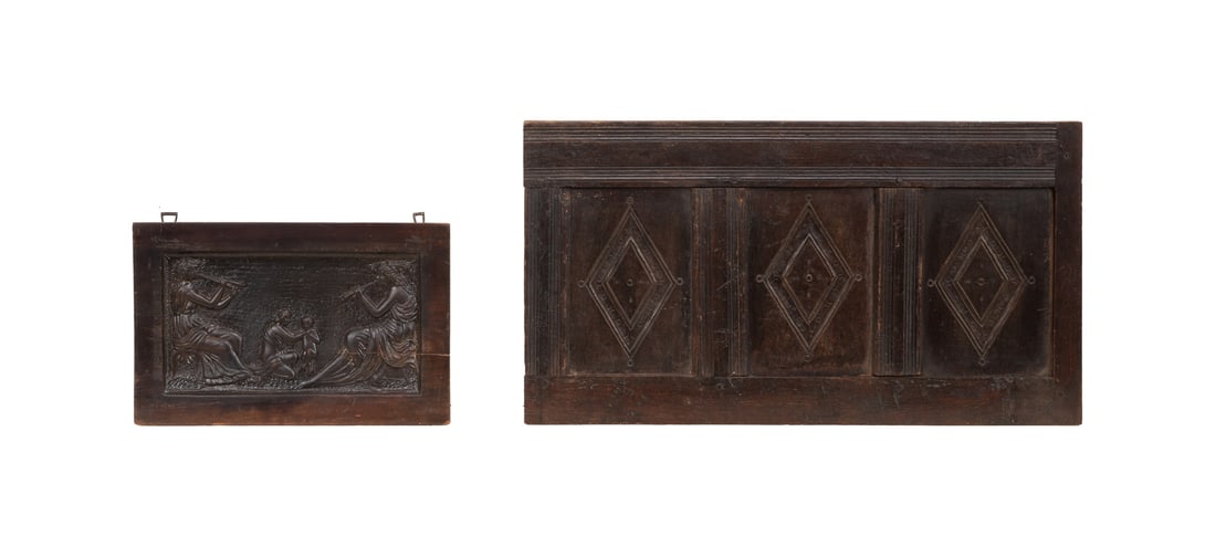 Two Carved Oak Hanging Panels, 19th Century (1 of 7)