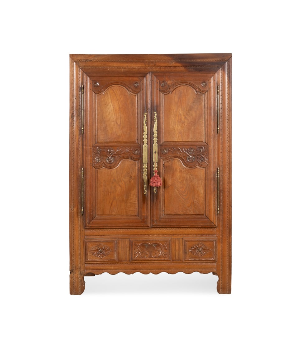 Provincial Walnut Armoire, 19th Century, French (1 of 7)