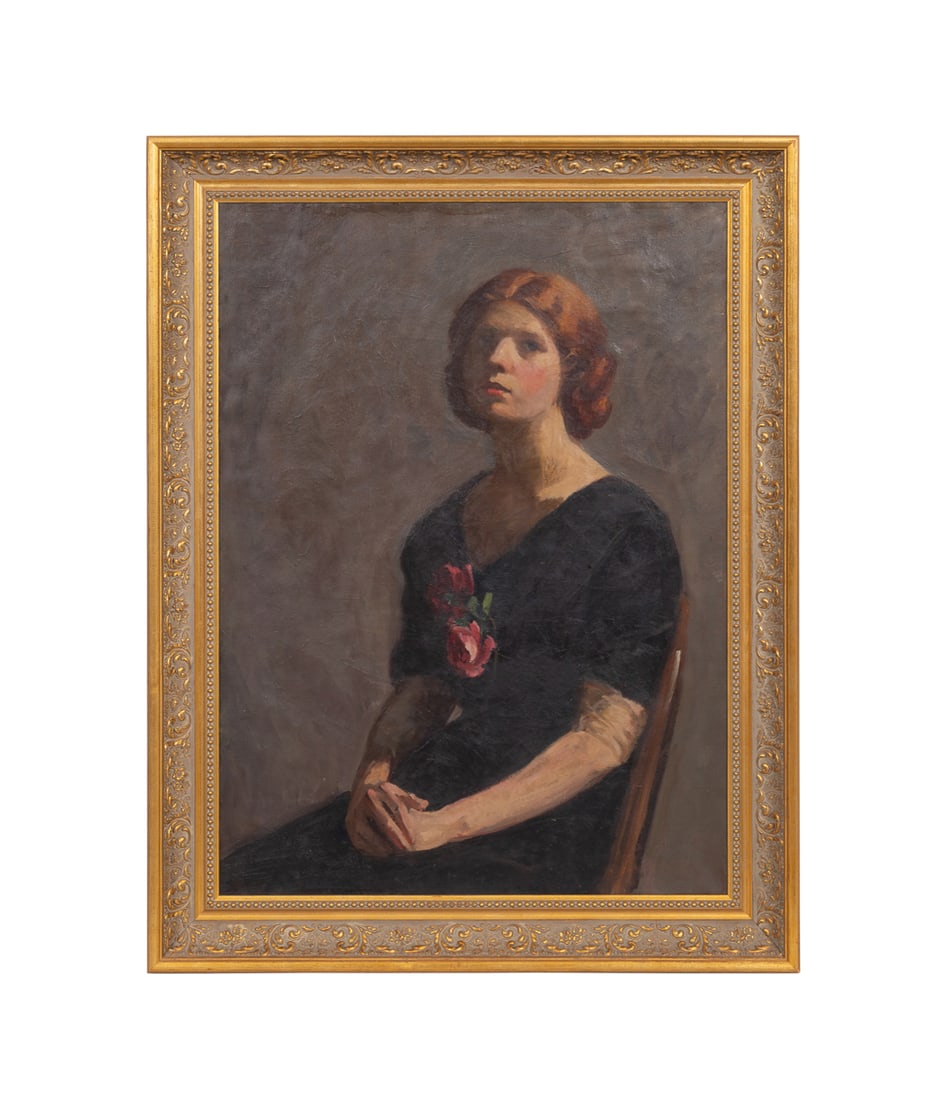 Frank Duveneck, Unfinished Portrait Study, O/C (1 of 7)