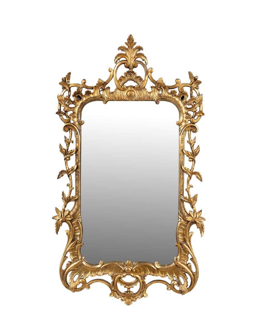 Chippendale Giltwood Mirror, 20th century (1 of 4)