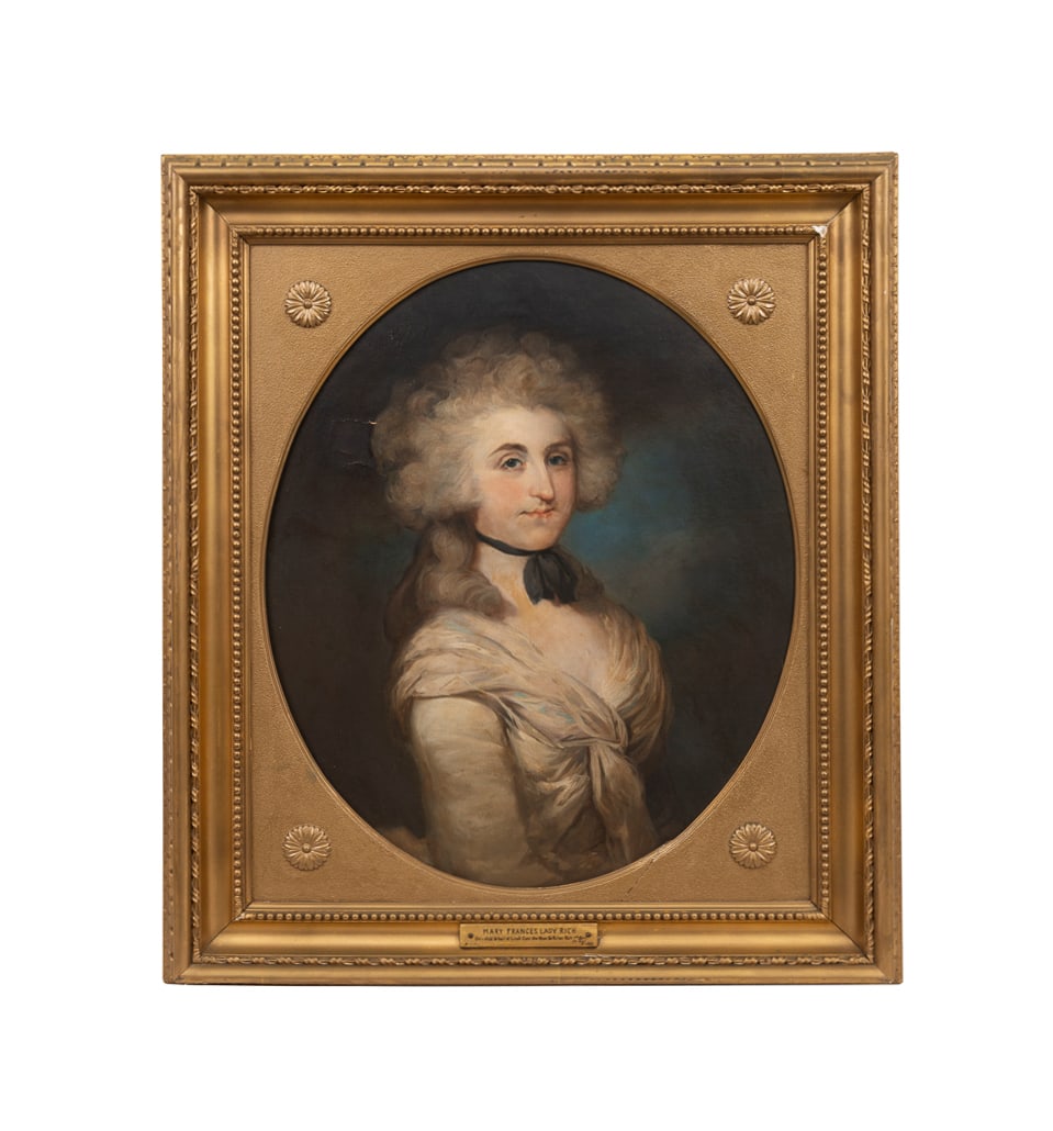 English school, 18th C., "Portrait of Mary Frances" (1 of 6)