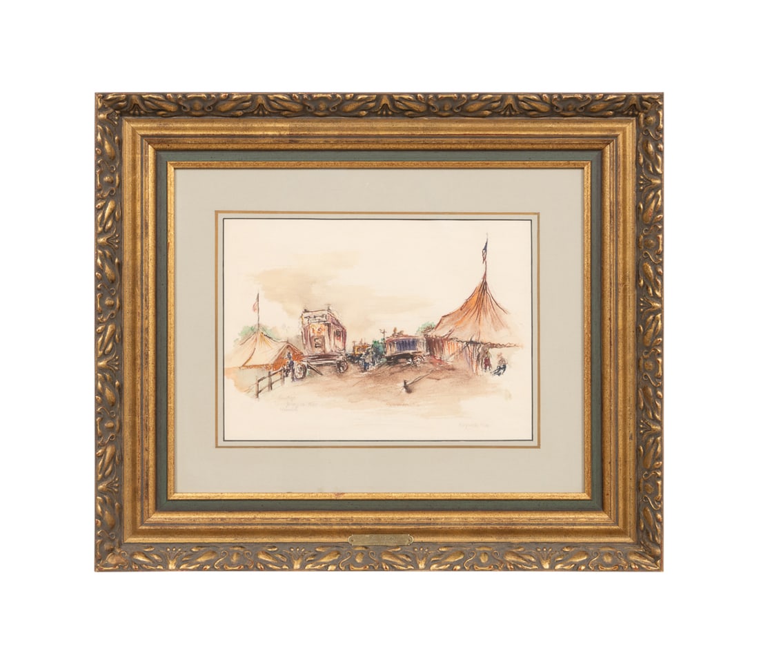 Reynolds Beal, "The Circus, Haverhill" - 1940 (1 of 9)