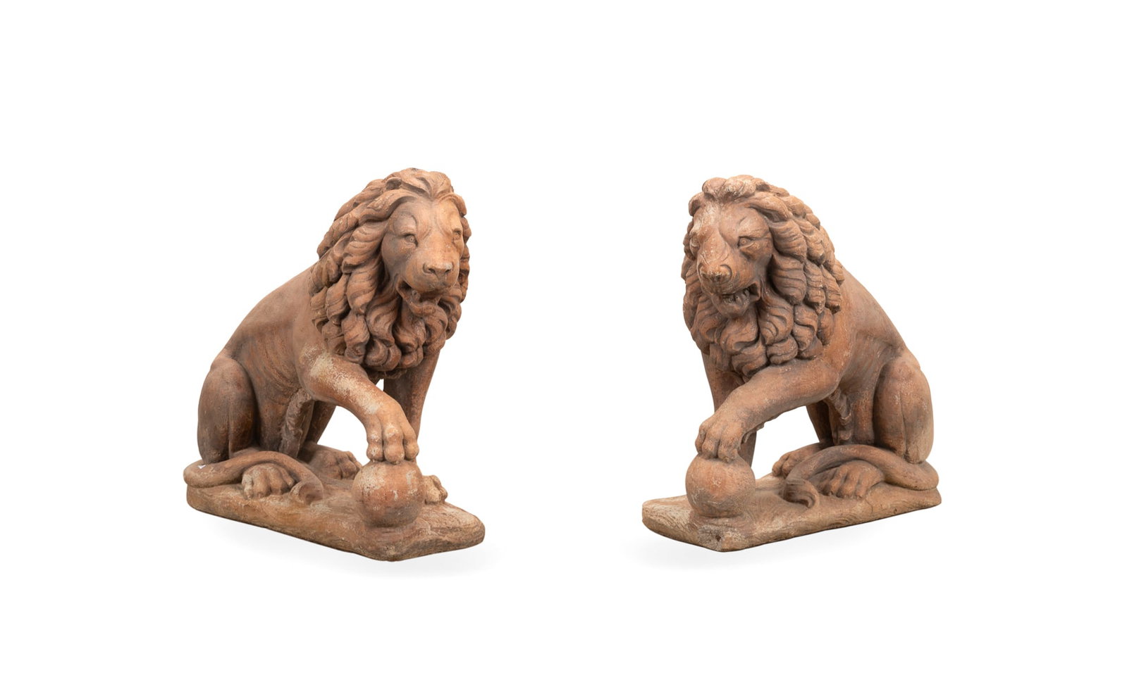 Pair of Stone Garden Medici Lions (1 of 7)