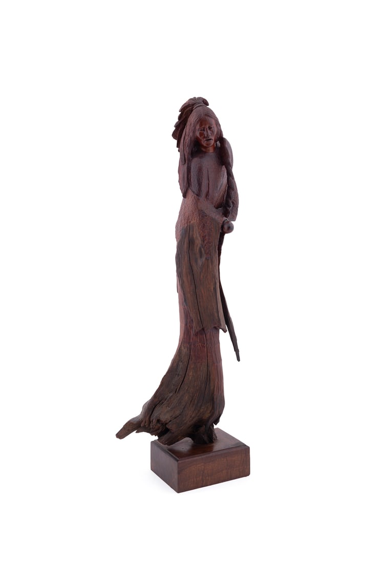Bob Boomer, Feathered Dancer - 1981, Manzanita (1 of 8)