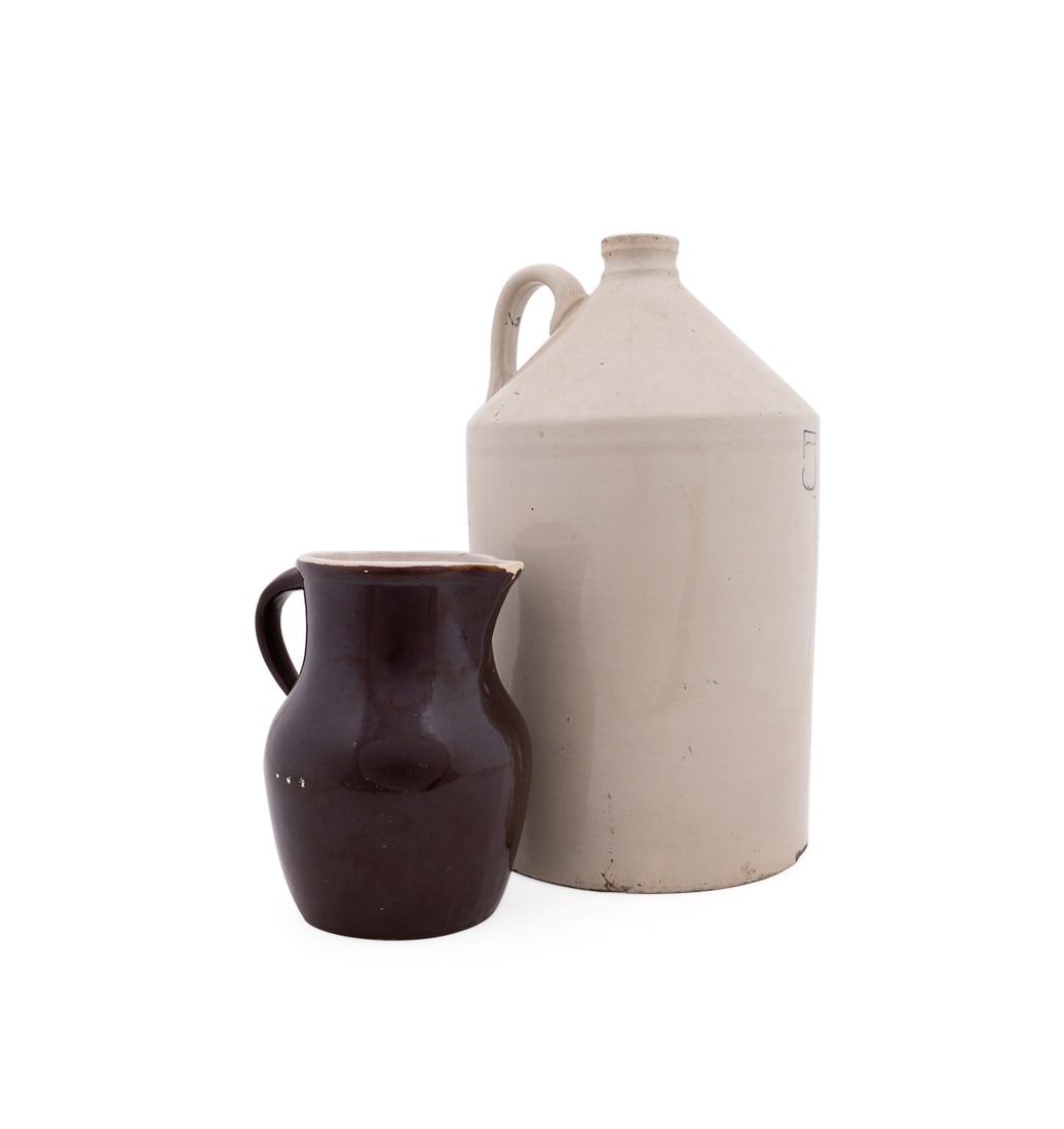 Sherwood Bros. Pottery Jug and a Pitcher (1 of 9)