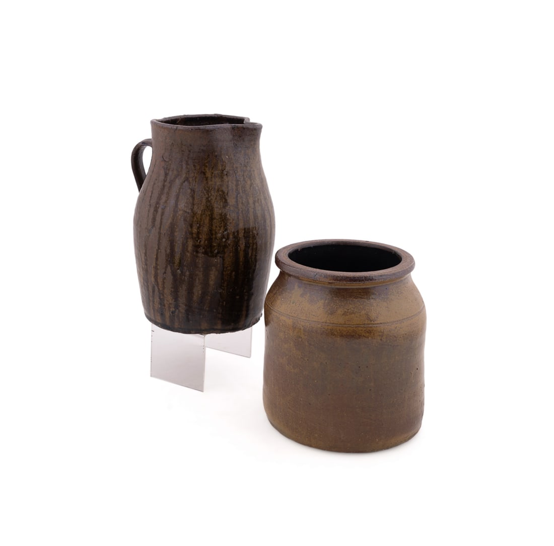Two Pieces of Southern Pottery, 20th century (1 of 6)