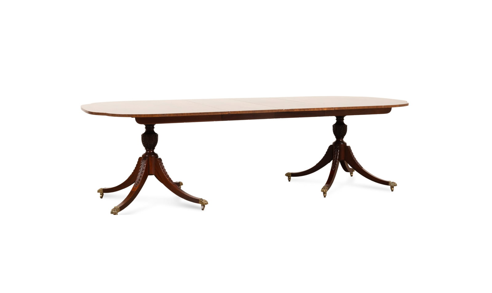 Baker Mahogany Double Pedestal Dining Table (1 of 6)