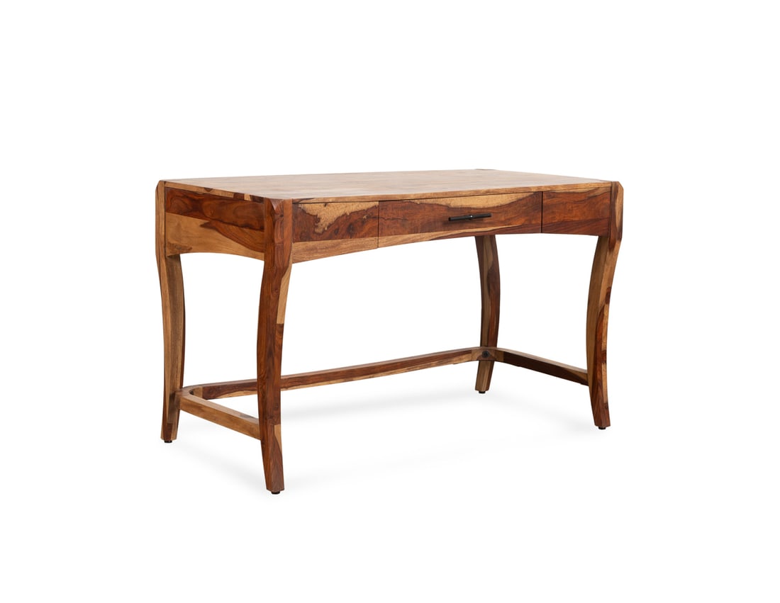 Modern Sheesham Wood Writing Desk, Contemporary (1 of 6)