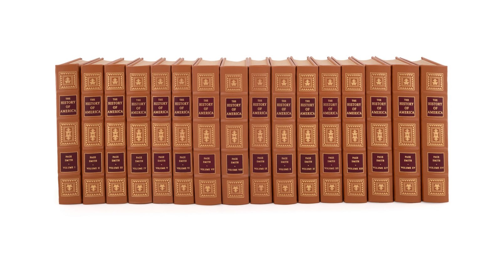 Easton Press, "The History of America", 16 Volumes: Easton Press, "The History of America" by Page Smith, Complete 16 Vol. Set Page Smith (American, 1917-1995). "The History of America". Norwalk, CT: The Easton Press, 1976-1987. Sixteen volumes. Bound 