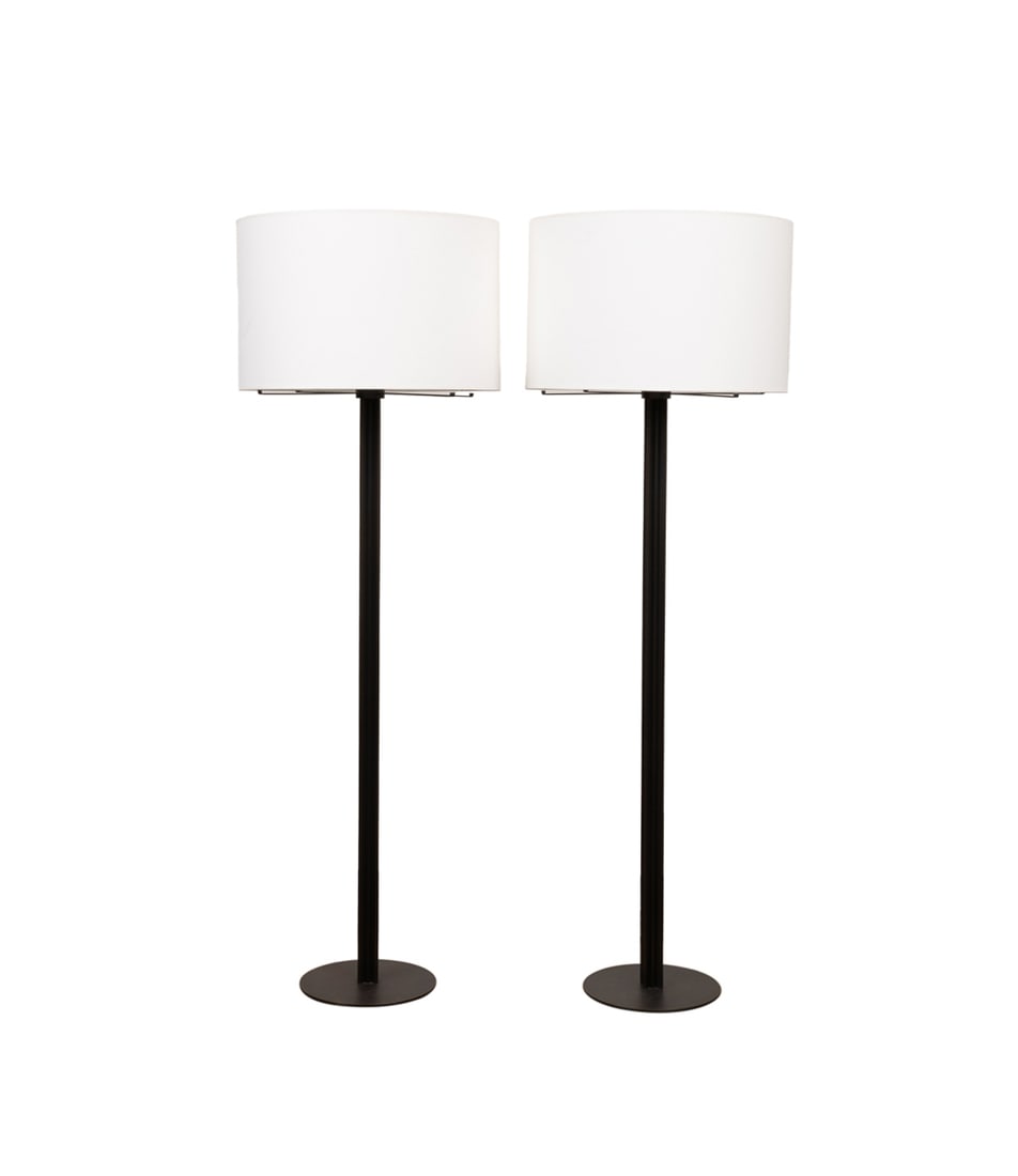 Holly Hunt, Pair of "Bronze Column" Floor Lamps (1 of 6)