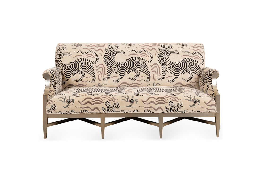 Modern Clarence House 'Tibet" Upholstered Sofa (1 of 6)