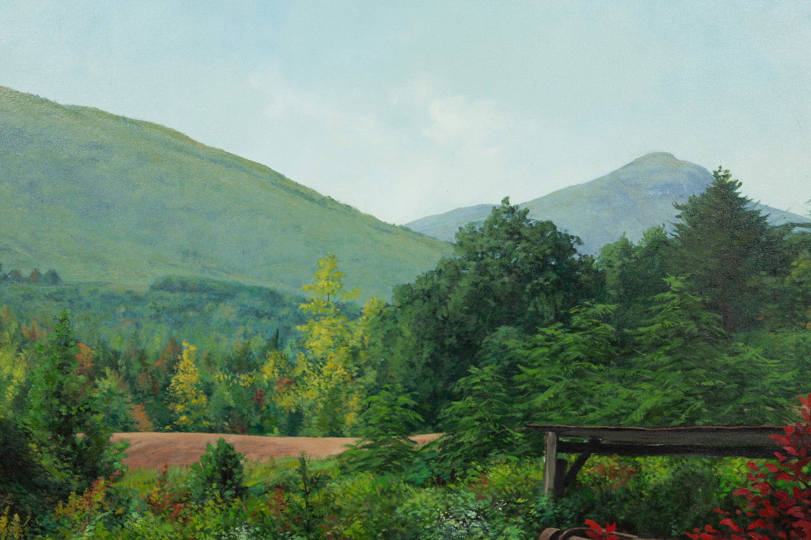 Ben Berns, "Spots Fields", 1982, Large O/C - 5