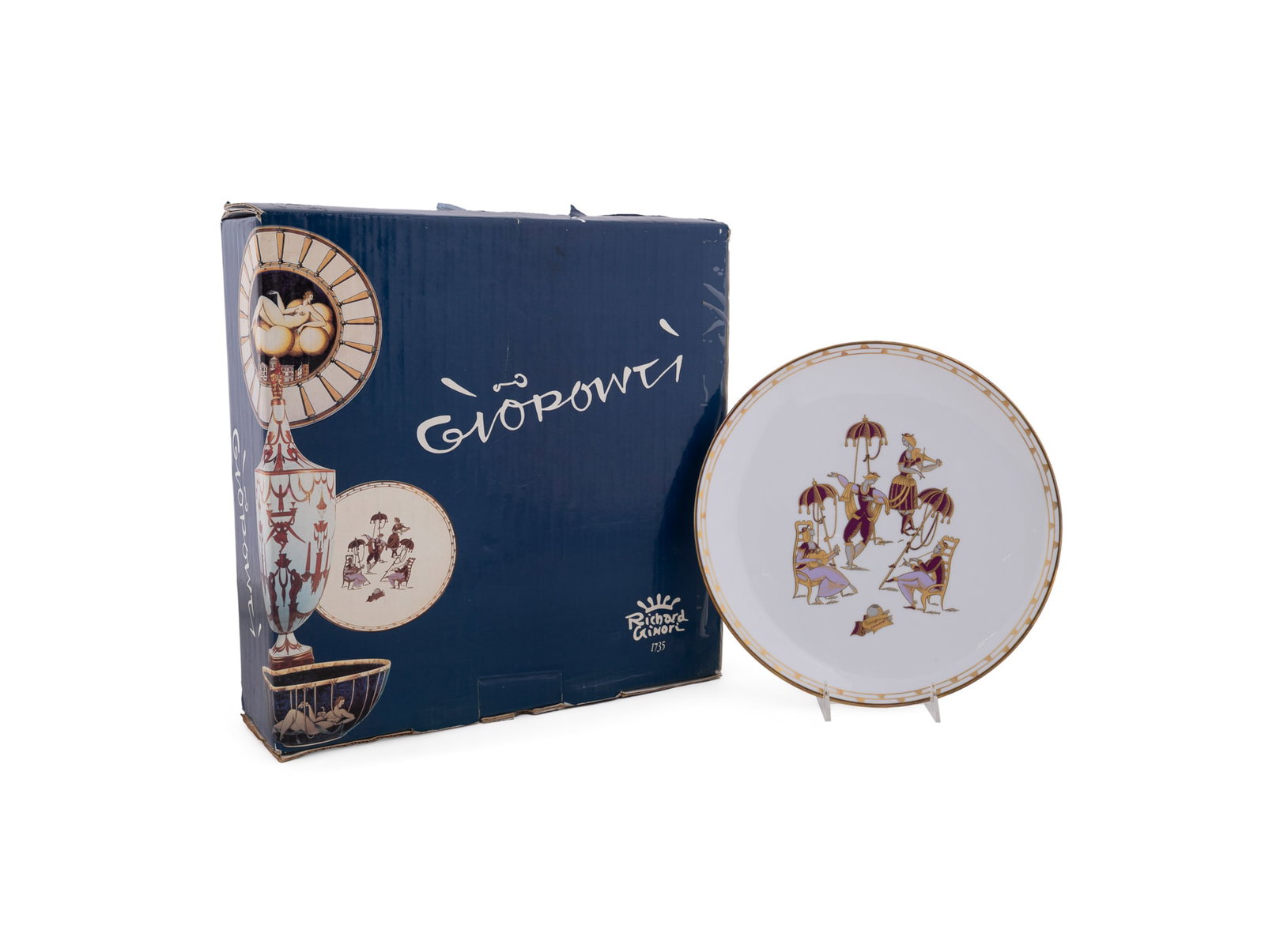 Gio Ponti for Ginori, "Il Concerto Plate", C.1996 (1 of 7)