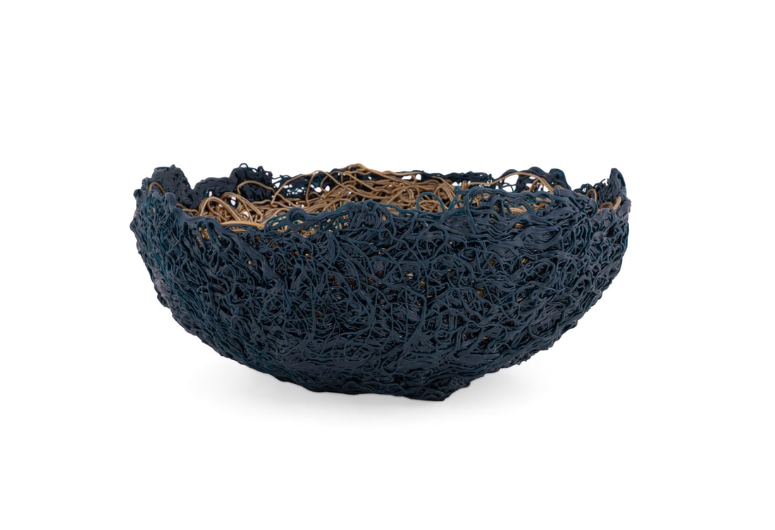 Gaetano Pesce, "Spaghetti" basket / bowl - 2006 (1 of 7)