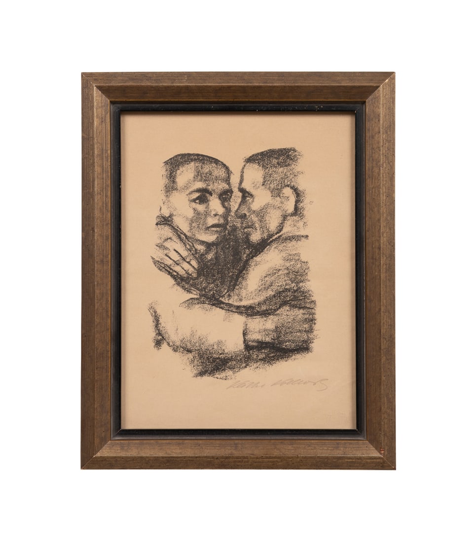 Kathe Kollwitz, "Brotherhood", 1924, Lithograph (1 of 6)