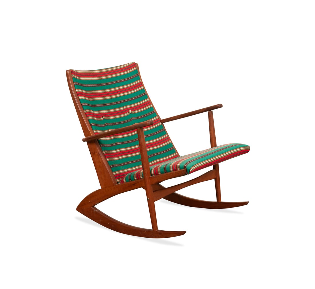 Georg Jensen for Kubus Model 97 Teak Rocking Chair (1 of 7)