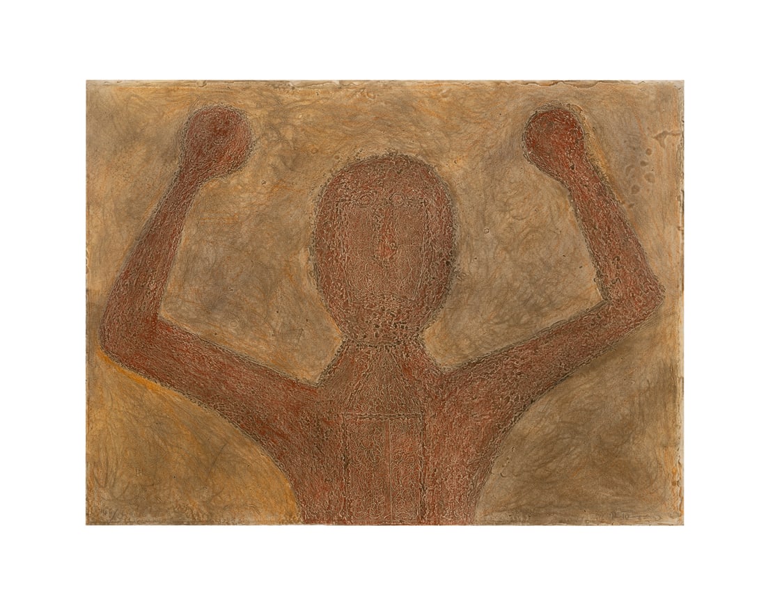 R. Tamayo, "Hombre Frente al Cielo", 1976 (1 of 6)