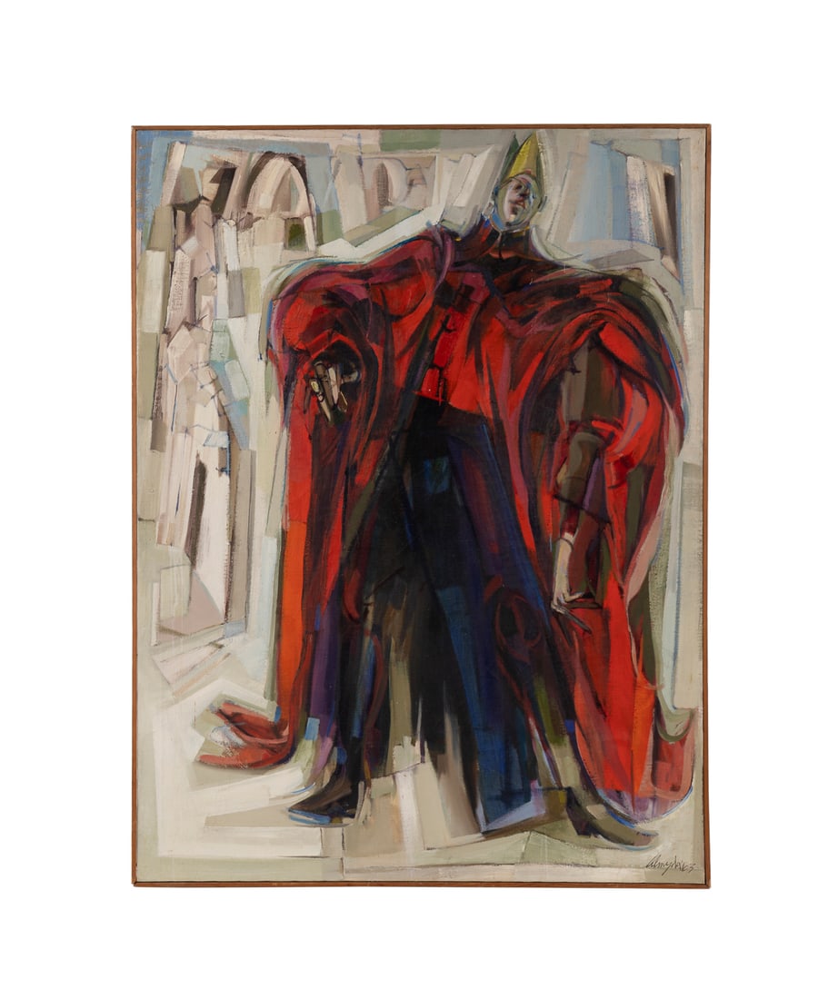 Joe Almyda, Man in Red Robe, 1963, O/C (1 of 6)