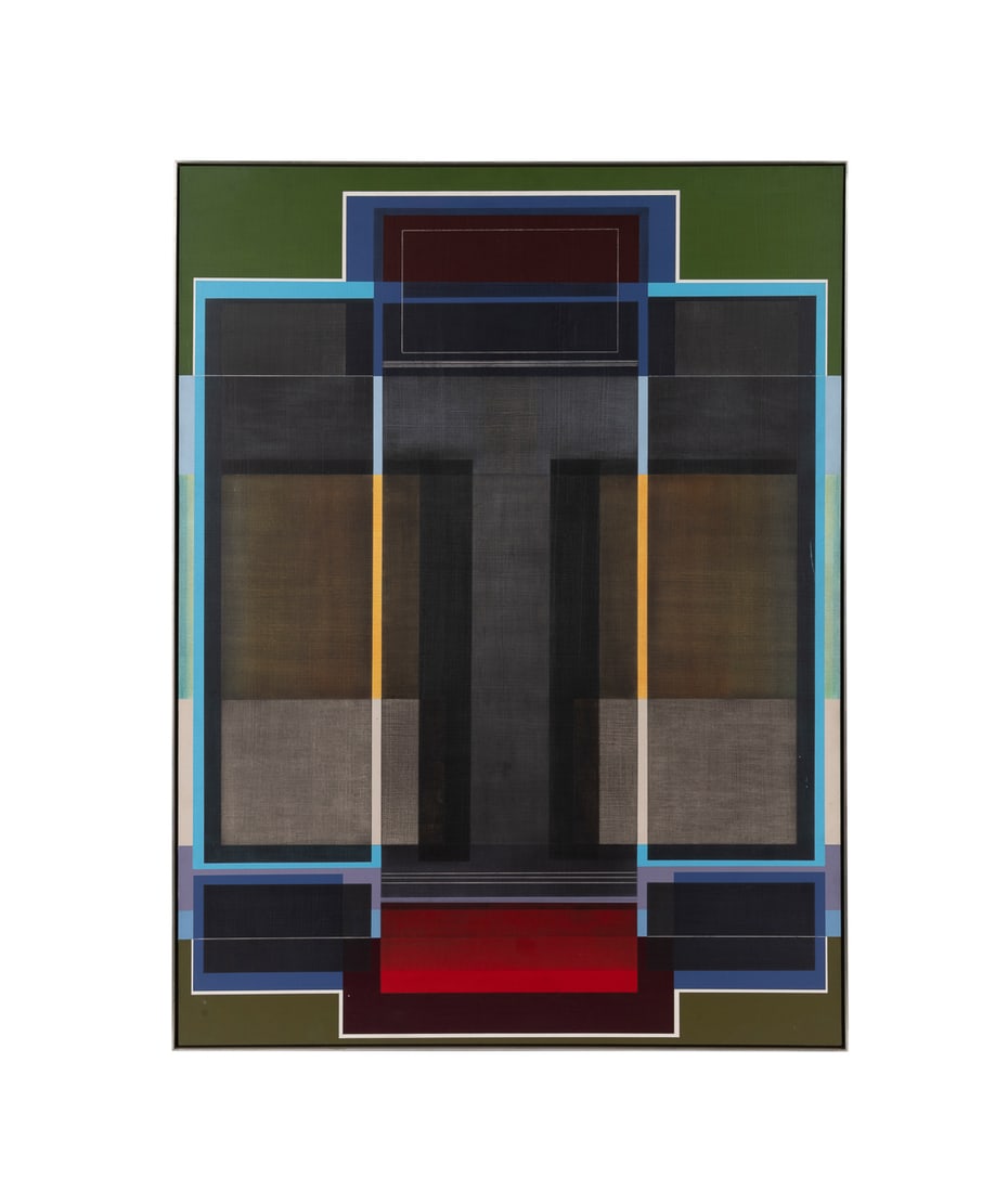 Joe Almyda, "Facade: Color Screen", Acrylic (1 of 5)