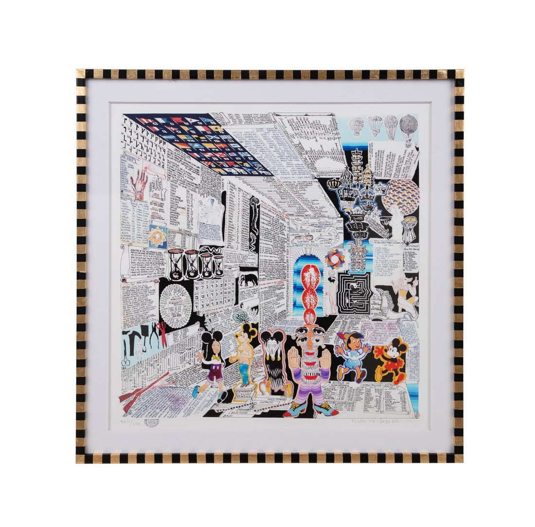 P. Friedeberg, "Codice Miguelito III", Serigraph (1 of 6)