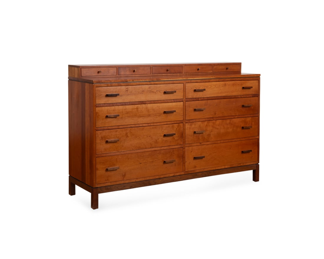 20th C. Stickley Cherry Double Dresser (1 of 9)
