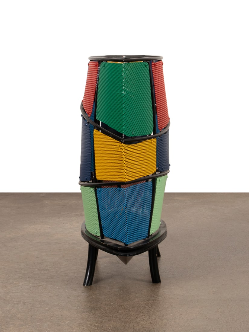 Carl Andree Davidt, Patchwork Umbrella Stand - 3