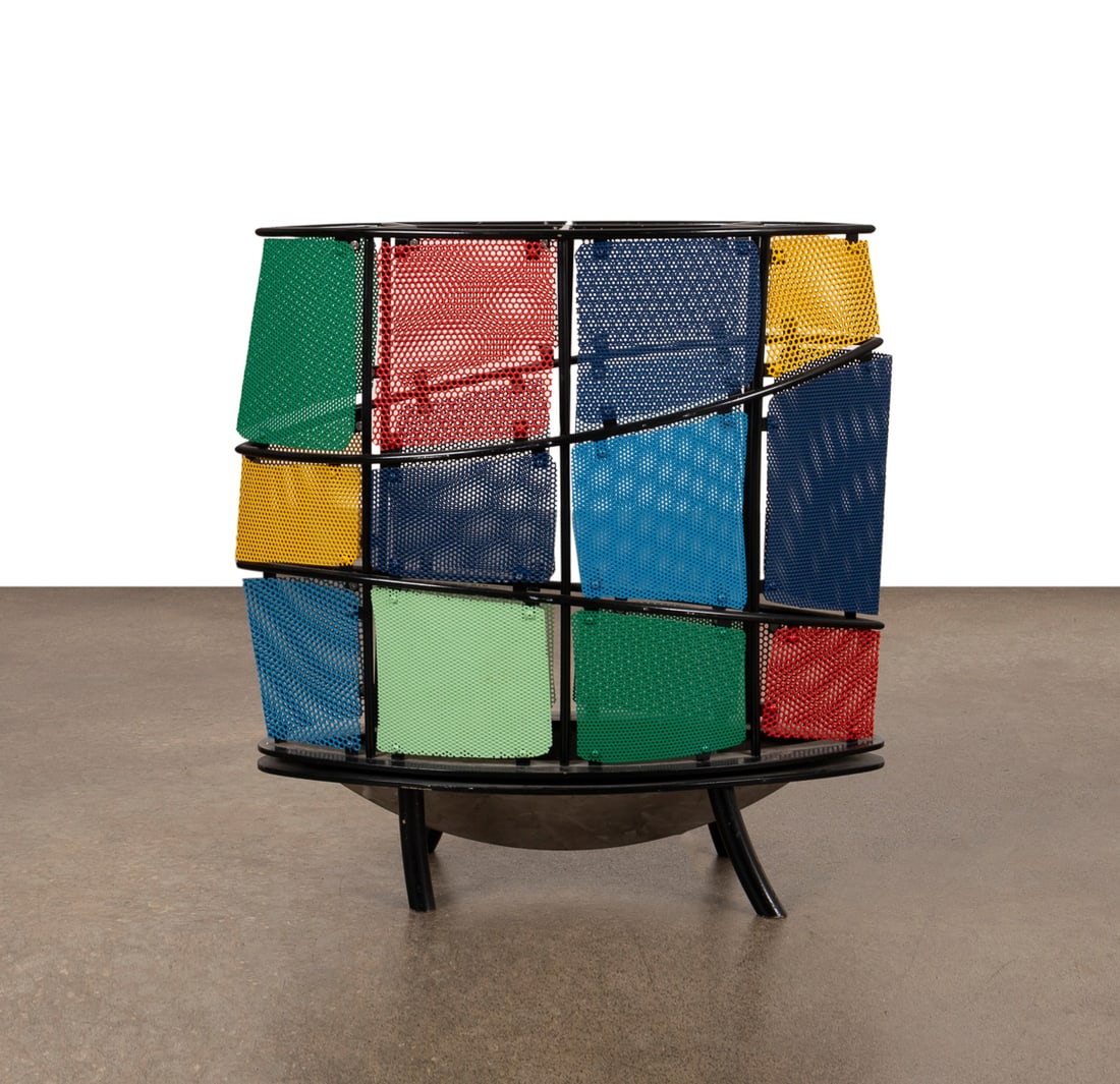 Carl Andree Davidt, Patchwork Umbrella Stand - 4