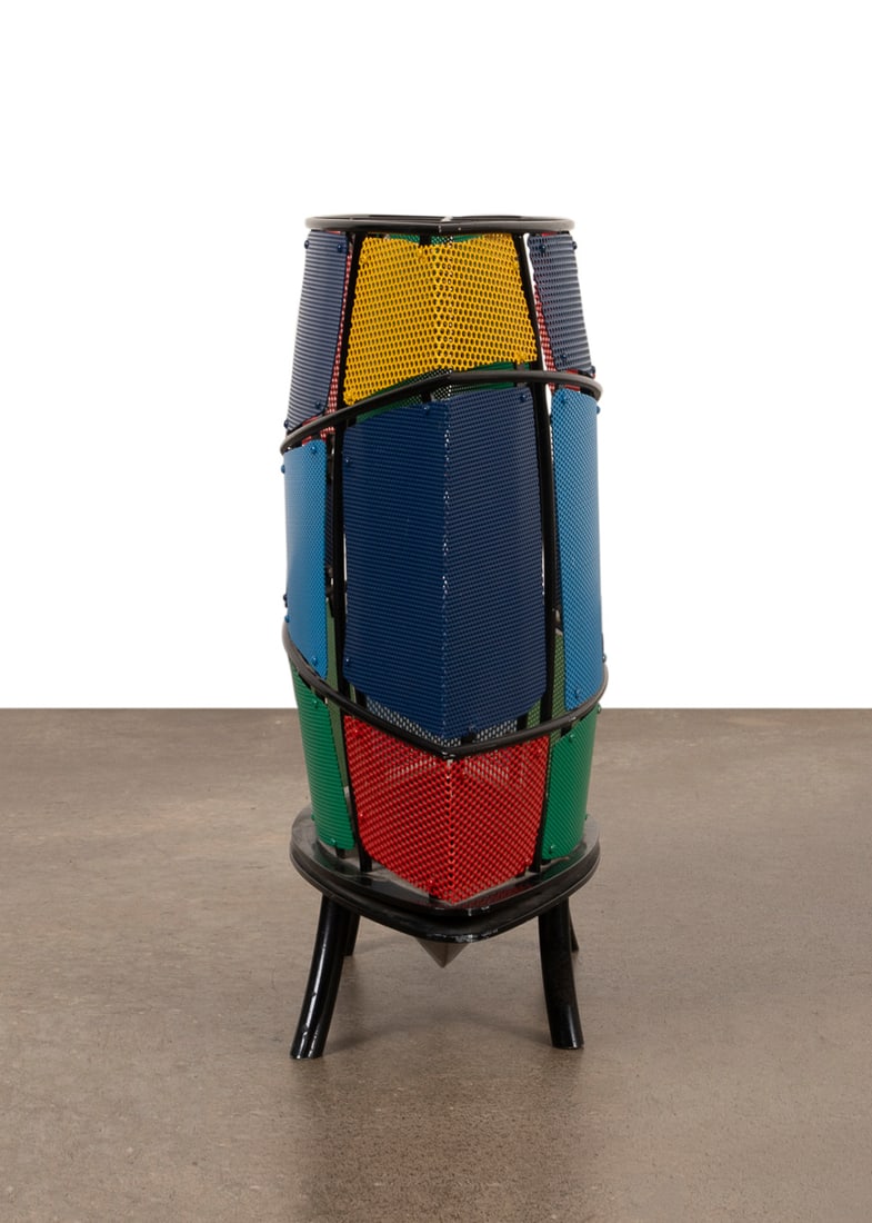 Carl Andree Davidt, Patchwork Umbrella Stand - 5