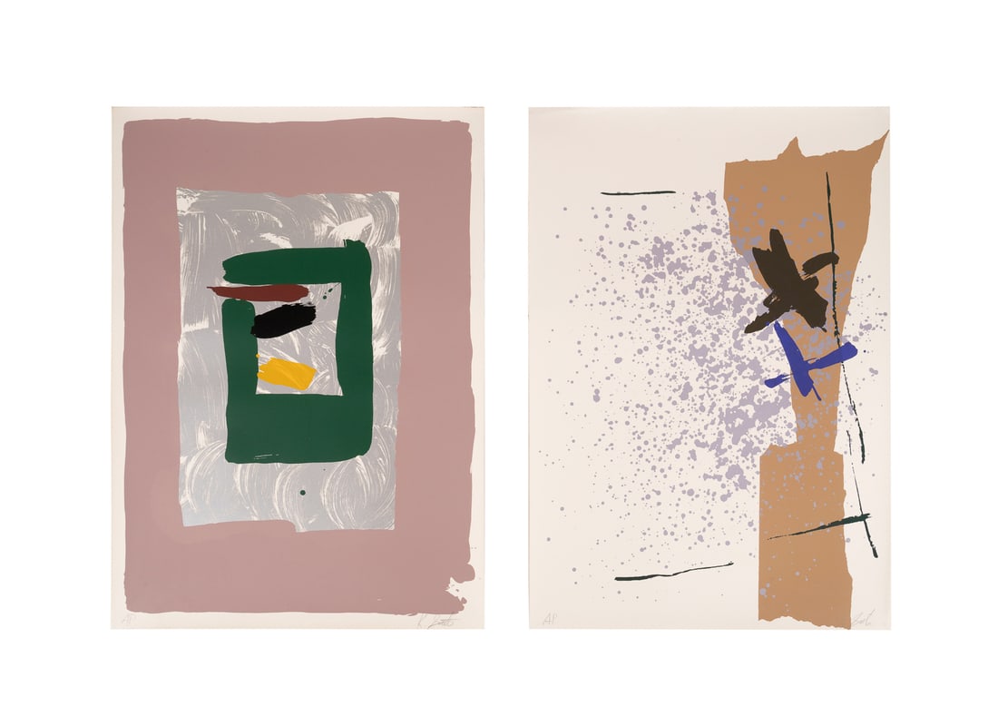 Kikuo Saito, Two Screenprints, 1980 & 1981 (1 of 10)