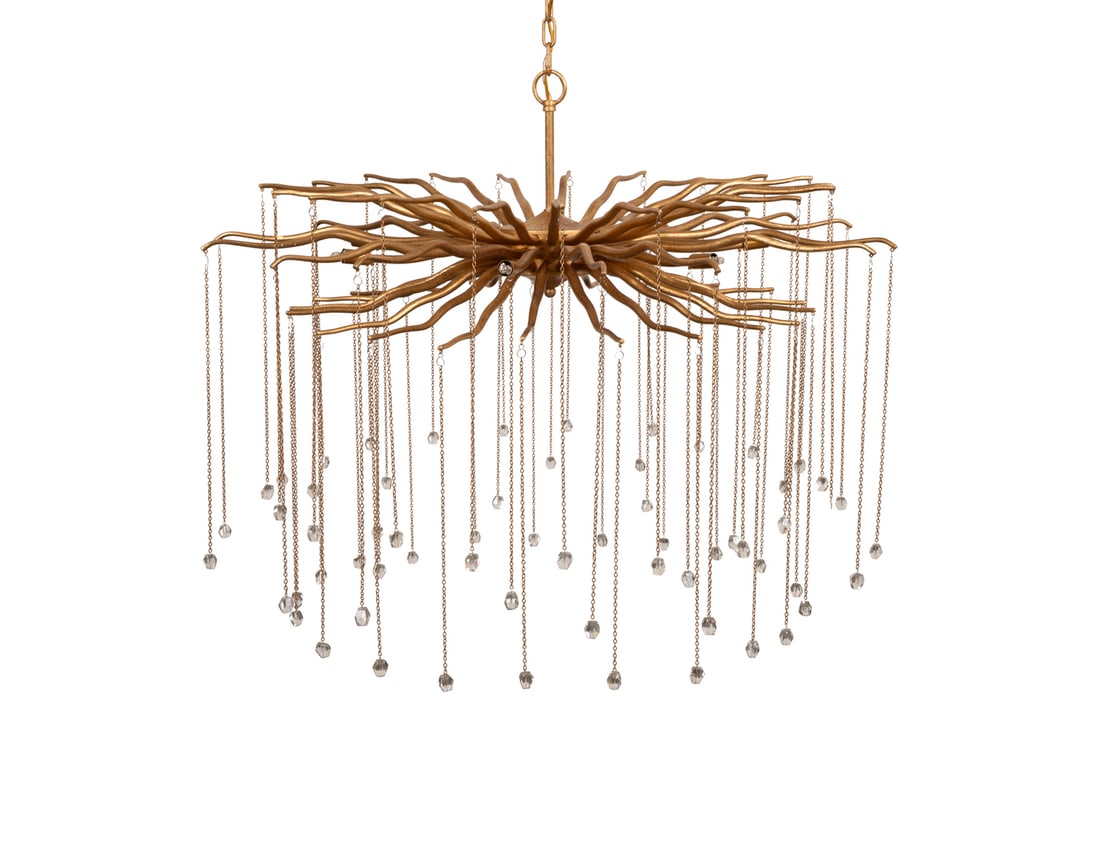 Elegant Lighting "Willow" Chandelier w/ Crystals (1 of 9)