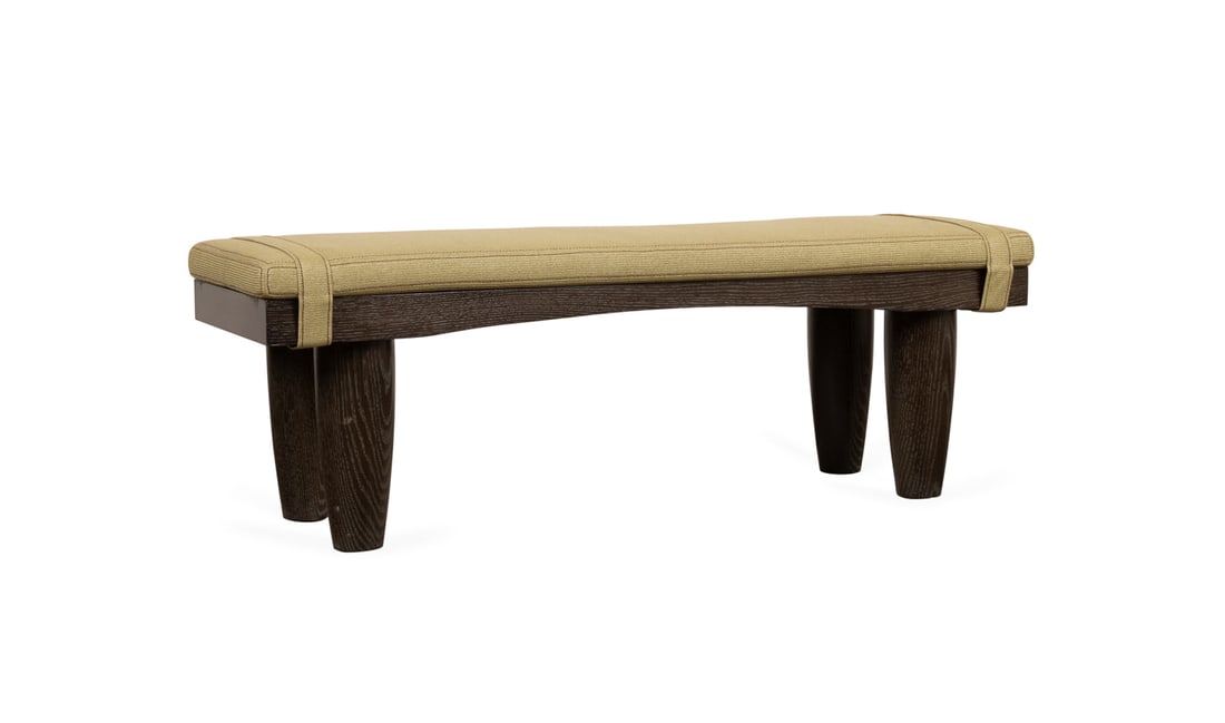 Berman Rosetti "Guileless" Upholstered Bench (1 of 7)