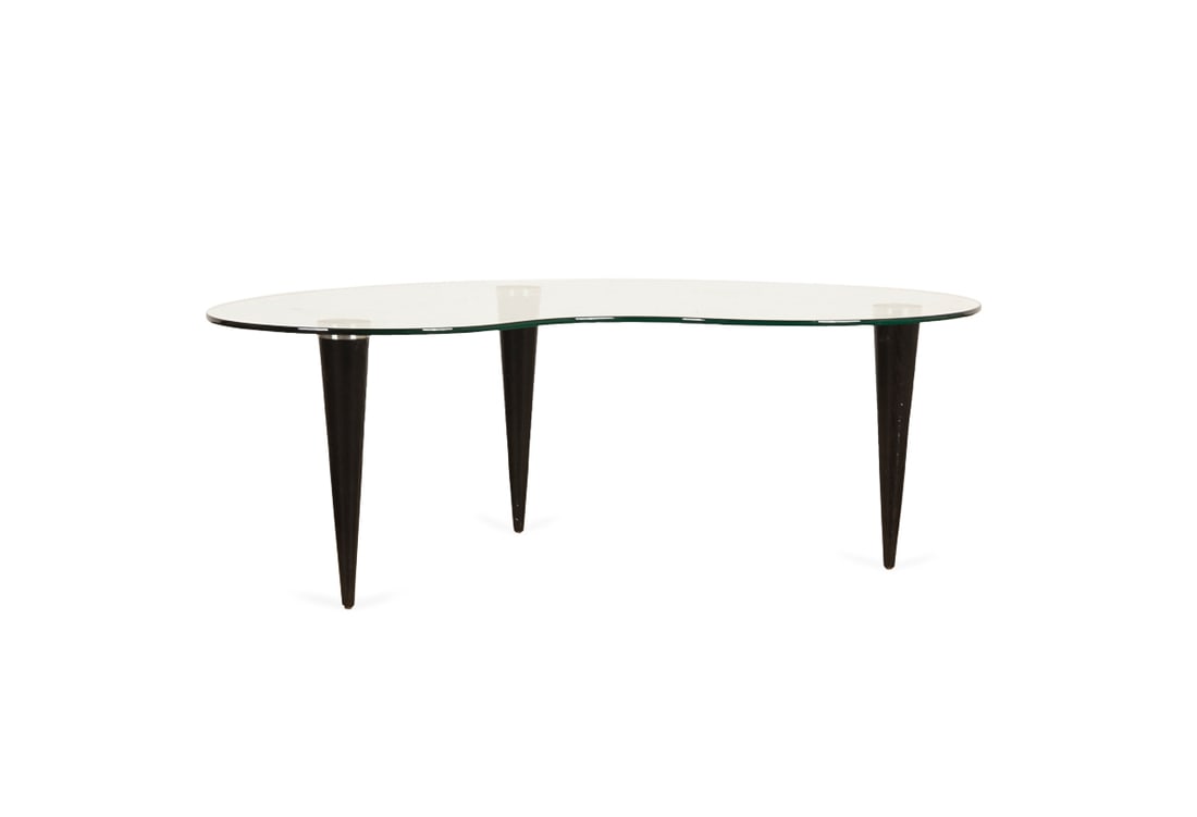Gilbert Rohde (style) Glass Top Coffee Table (1 of 6)