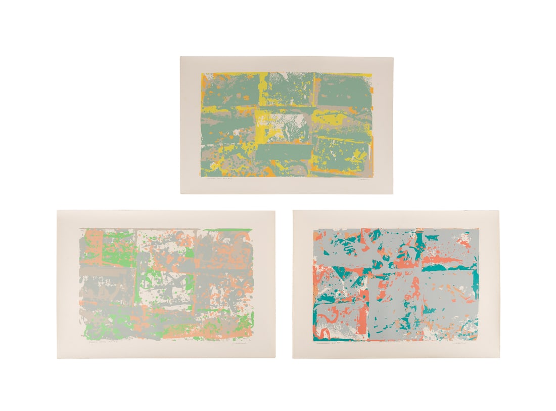 Walter Darby Bannard, Three Screenprints, 1979-80 (1 of 19)