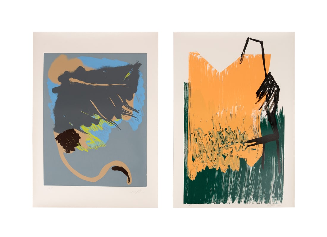 M. Steiner, Two Untitled Screenprints, 1979, 1981 (1 of 12)