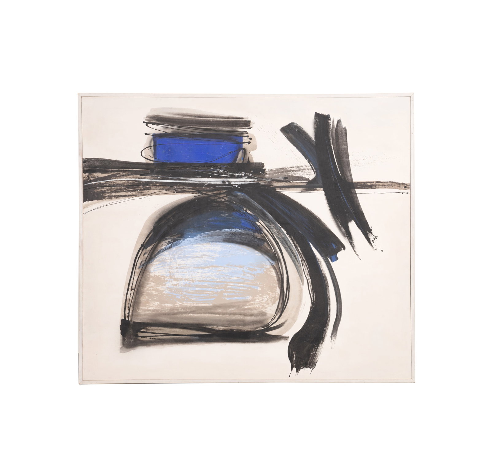 American School, 20th C., Large Abstract, O/C (1 of 1)