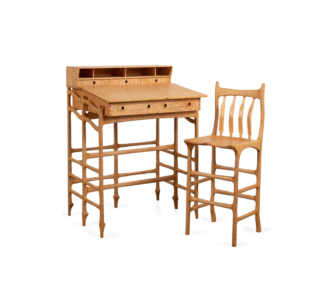 John Williams, Stand Up Desk & Chair, 1980s (1 of 14)