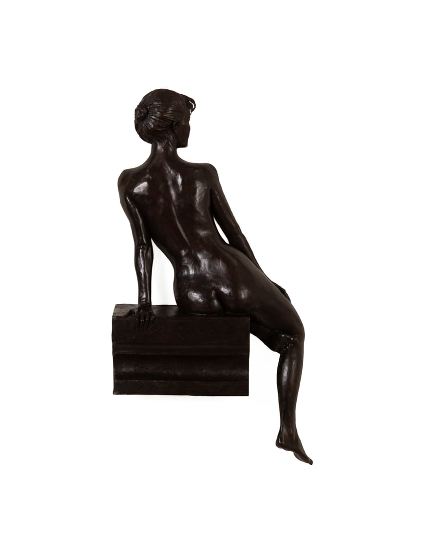 Glenna Goodacre, "Wednesday", 1998, Bronze: Glenna Goodacre American, 1939-2020 "Wednesday" - cast2000 Bronze Signed "G Goodacre", dated 1998, and numbered 8/15 to LL. Note: This Lot is accompanied by a 2001 Certificate of Authenticity from Gal