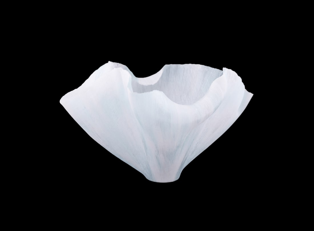 Toots Zynsky, Filet-de-Verre White Glass Vessel (1 of 16)