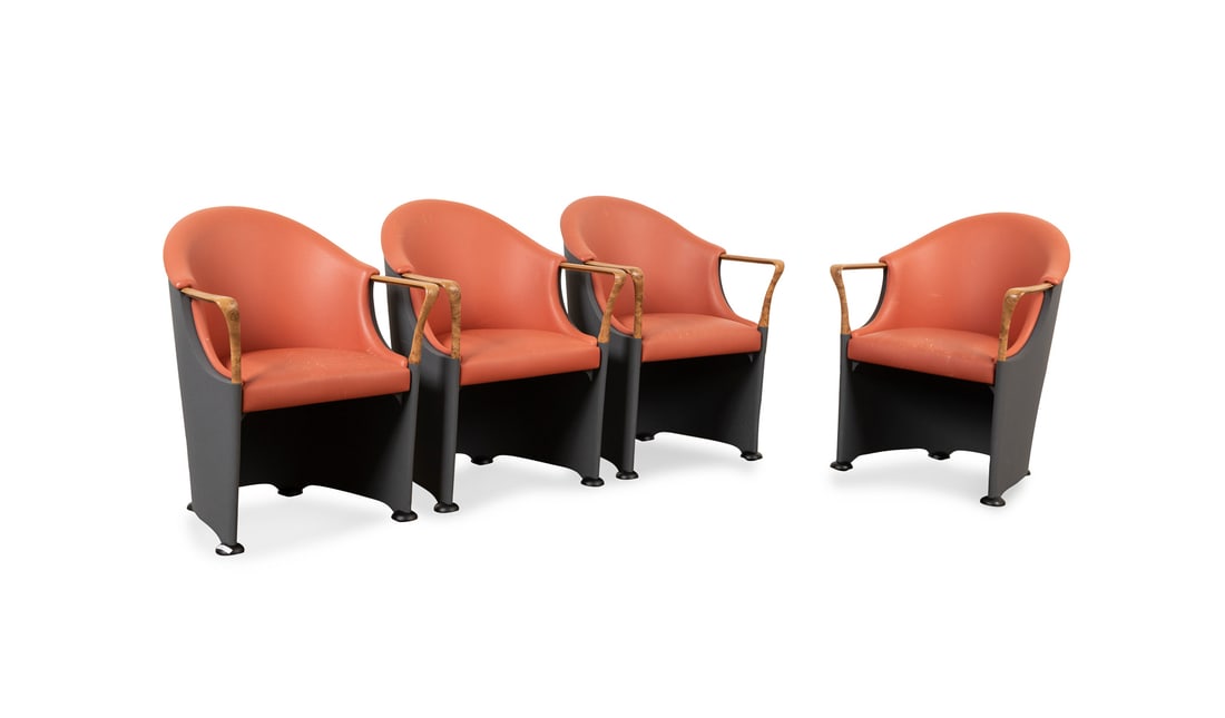 Four Origlia "Tronetto" Dining Armchairs, 1990s (1 of 6)