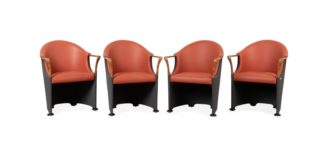 Four Origlia "Tronetto" Dining Armchairs, 1990s (1 of 6)