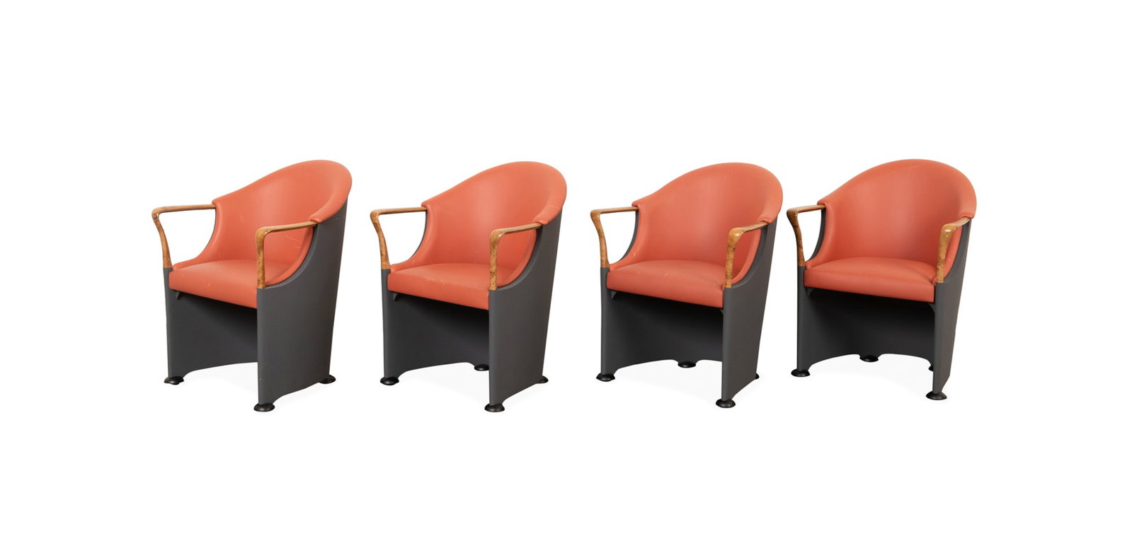 Four Origlia "Tronetto" Dining Armchairs, 1990s (1 of 6)