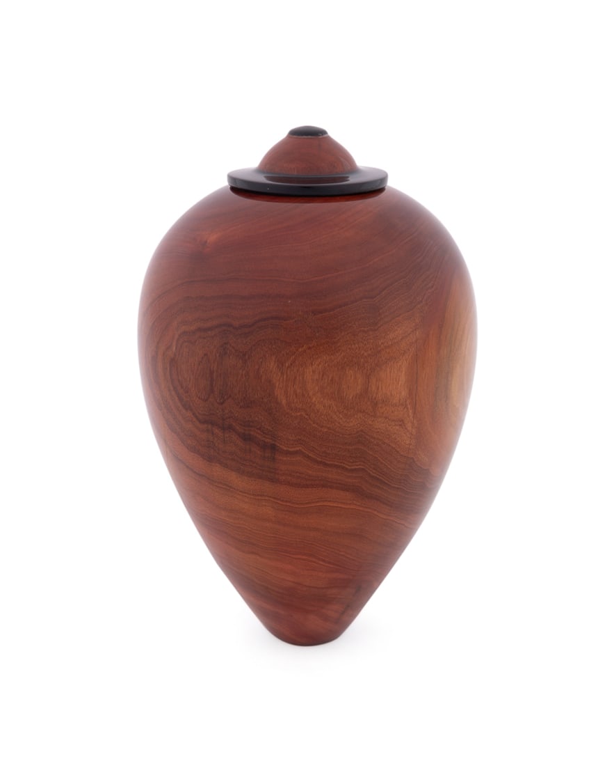 Matthew Hatala, Vase with Lid, 2001, Hardwood (1 of 8)