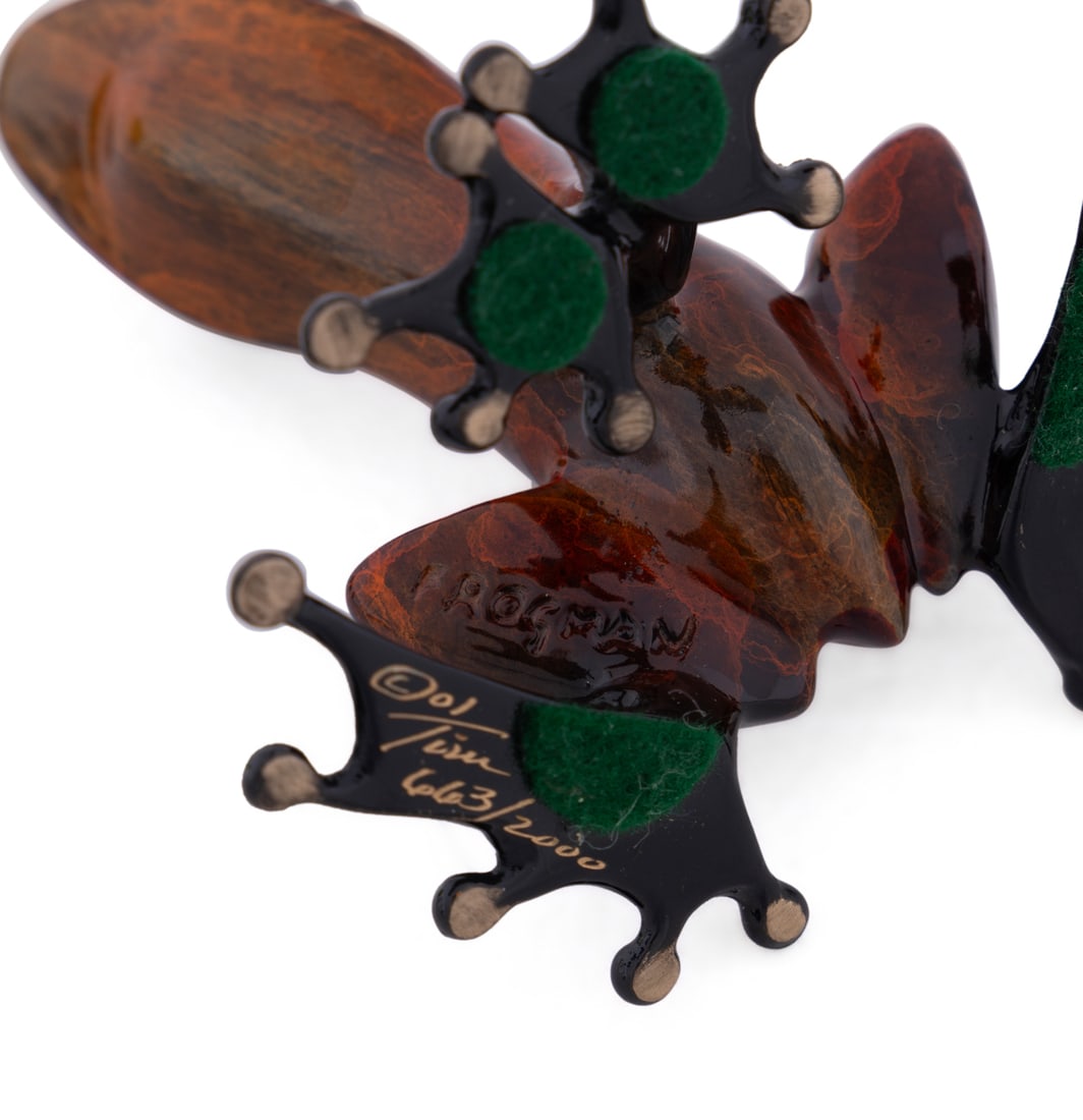 Tim Cotterill, Two Frog Figurines, Bronze - 10