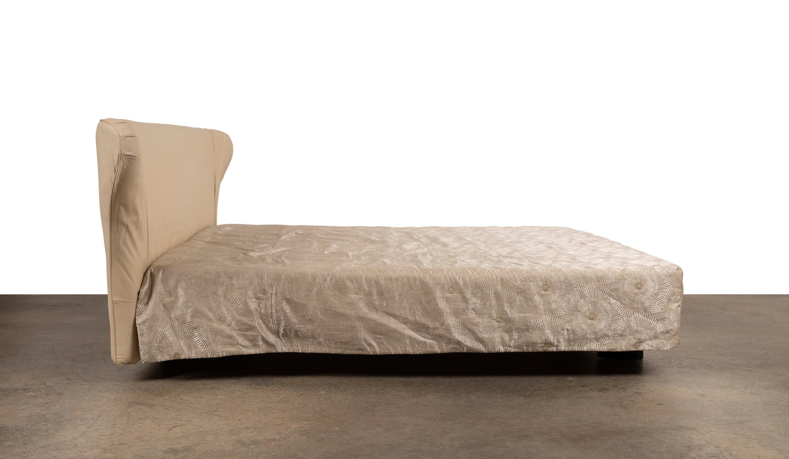 Leather King Bed Frame - 2