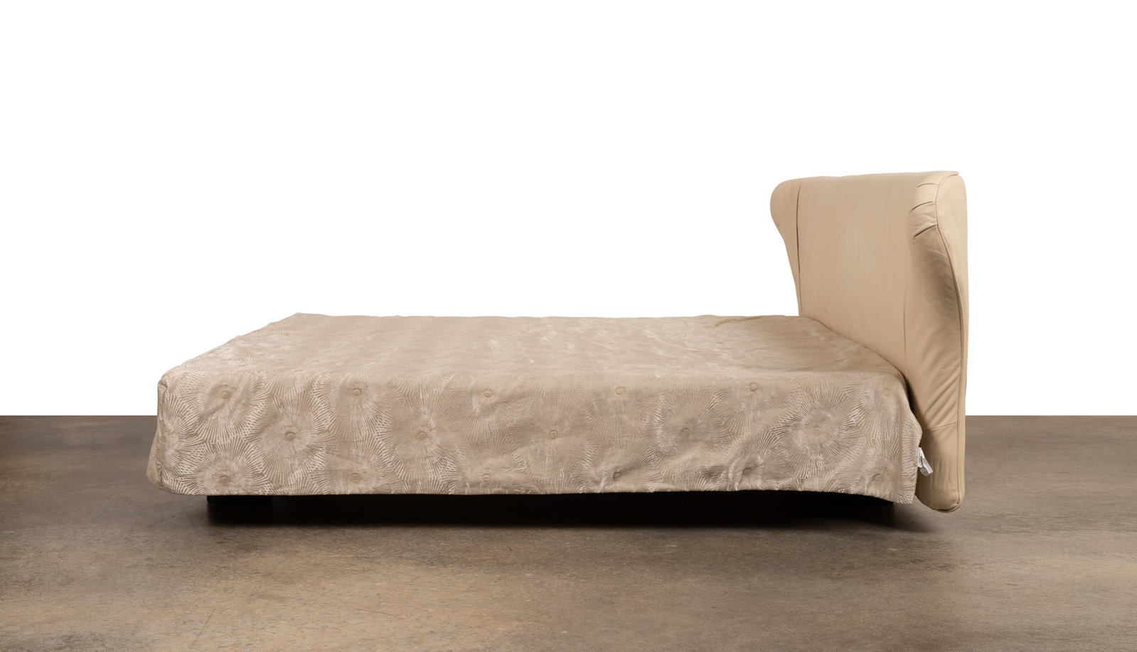 Leather King Bed Frame - 4