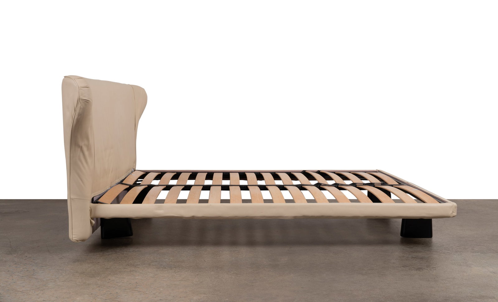 Leather King Bed Frame - 5