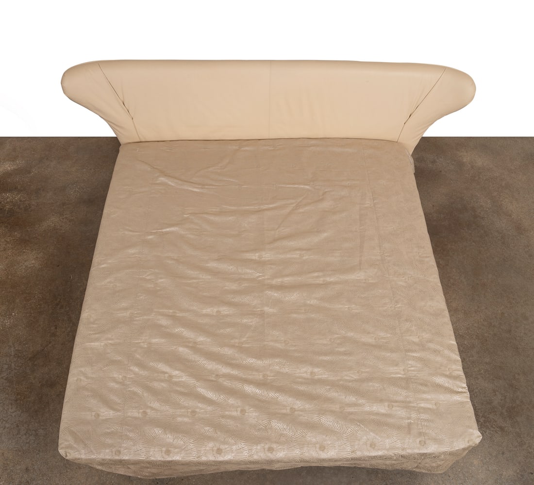 Leather King Bed Frame - 7