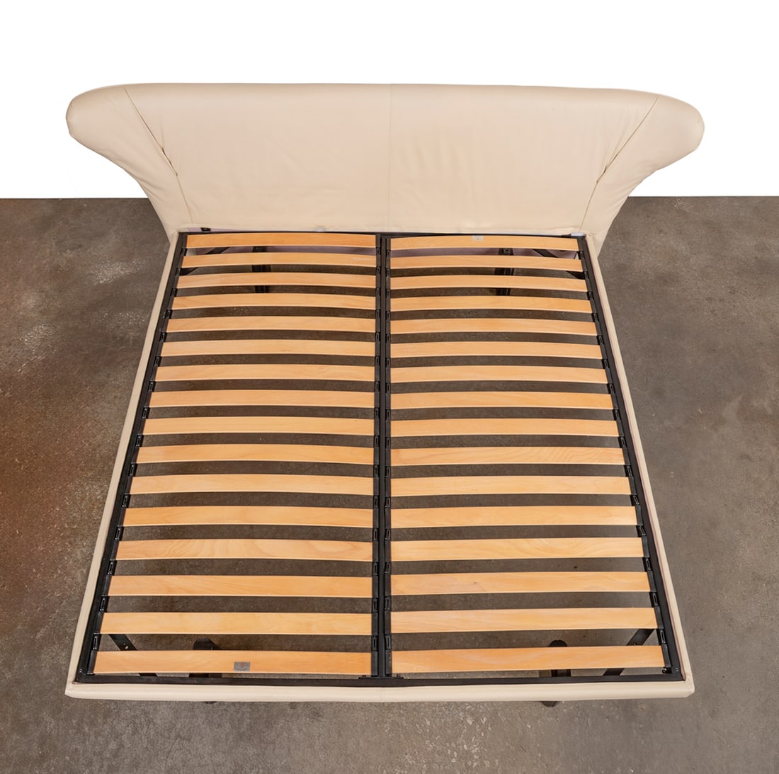Leather King Bed Frame - 8