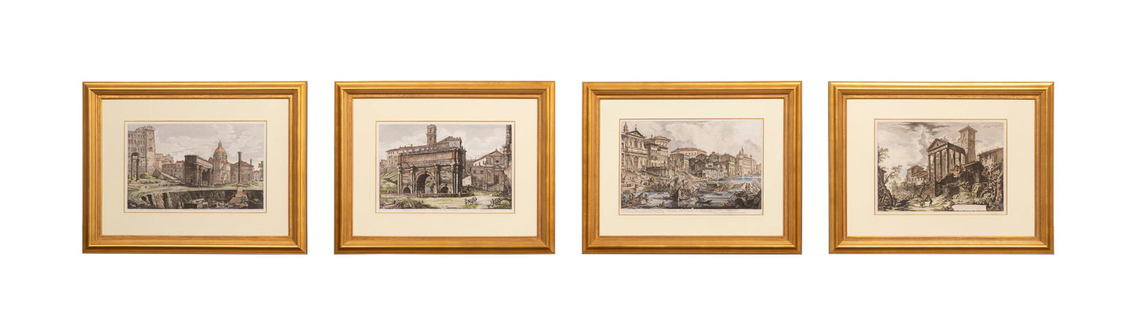 Four Etchings, Incl. Rossini and Piranesi (1 of 10)