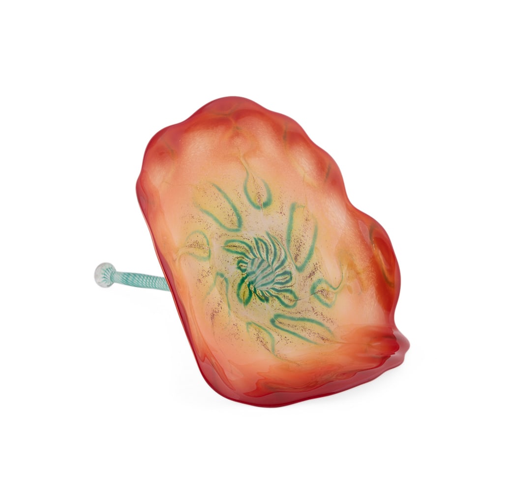 Cam Langley, Floral Glass Sculpture, 20th/21st C. (1 of 6)